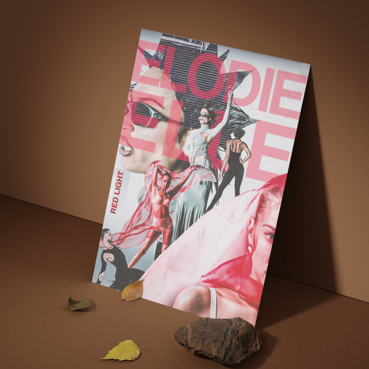 Poster digitale “Elle” – Elodie | Arte musicale stampabile (20×25 cm, PDF HD)