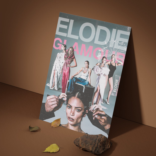 Poster digitale “Glamour” – Elodie | Collezione Red Light (PDF HD, 20×25 cm)