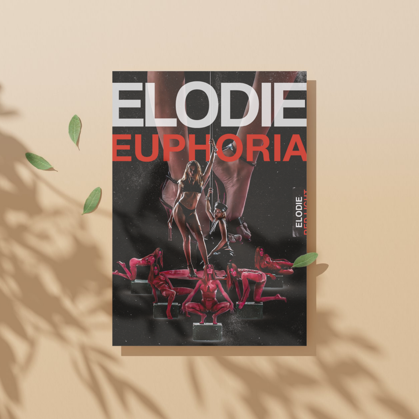 Poster digitale “Euphoria” – Elodie | Arte musicale stampabile (20×25 cm, PDF HD)