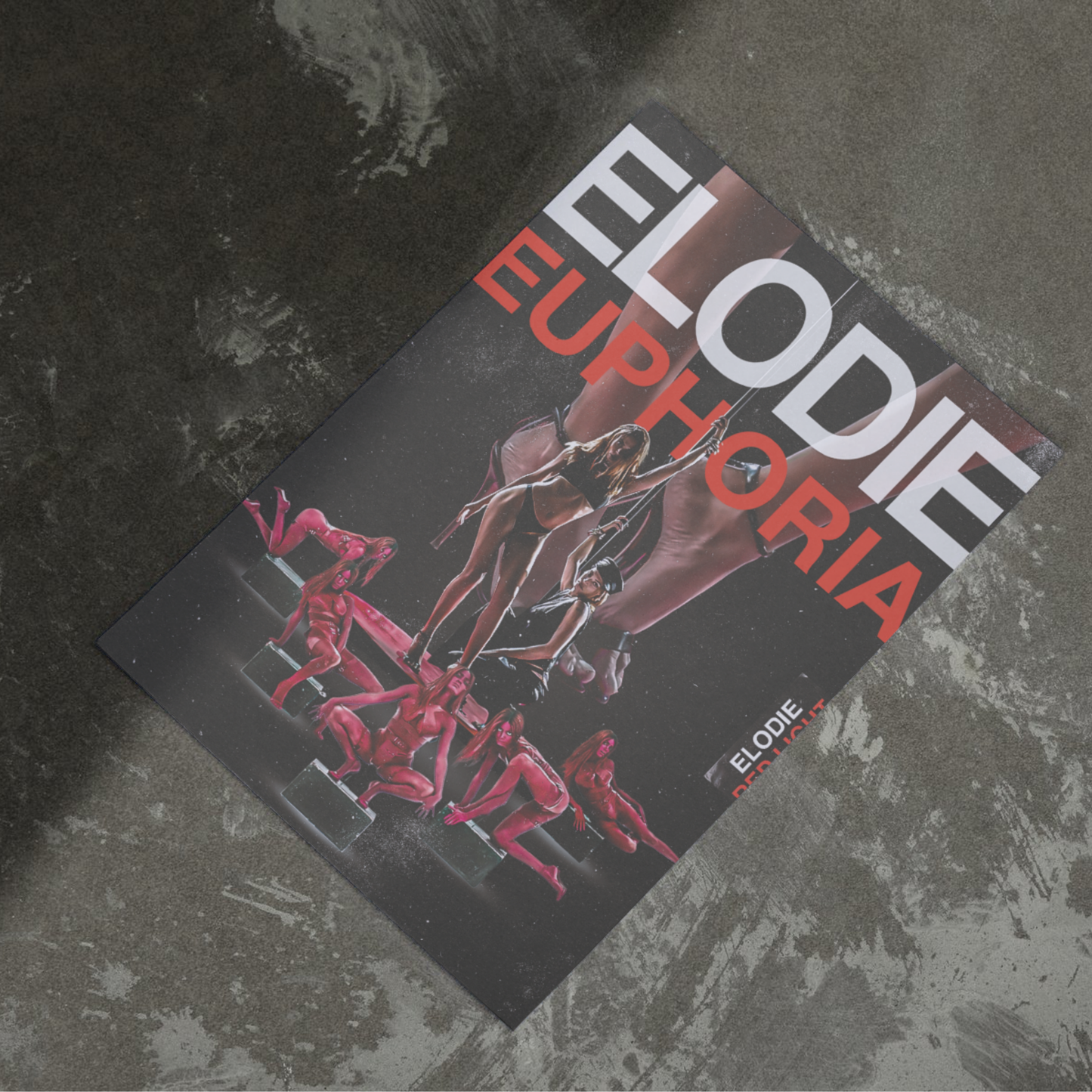 Poster digitale “Euphoria” – Elodie | Arte musicale stampabile (20×25 cm, PDF HD)